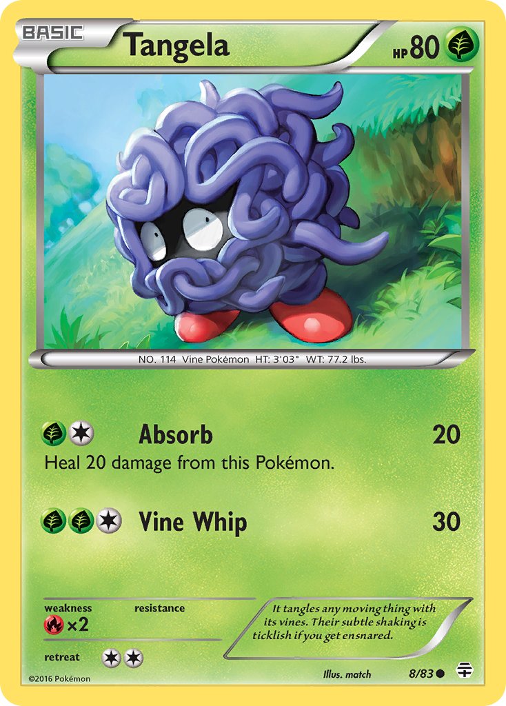 Tangela - 8/83 - Generations - Card Cavern