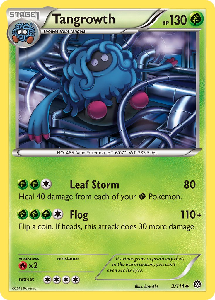 Tangrowth - 2/114 - Steam Siege - Card Cavern