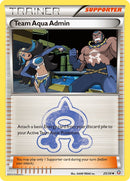 Team Aqua Admin - 25/34 - Double Crisis - Card Cavern