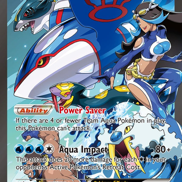 Team Aqua's Kyogre EX - 6/34 - Double Crisis - Holo – Card Cavern