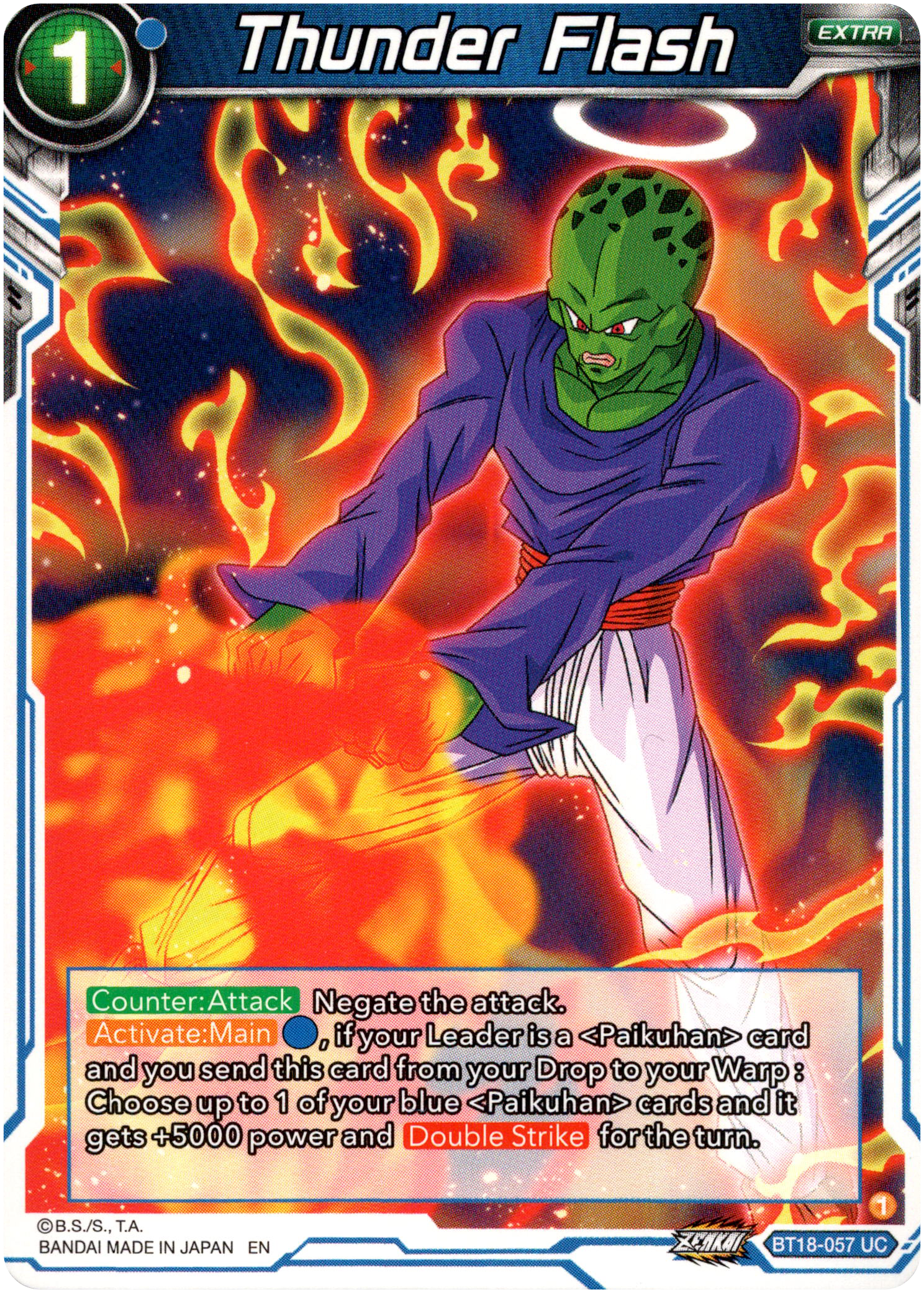 Thunder Flash - BT18-057 - Dawn of the Z-Legends - Card Cavern