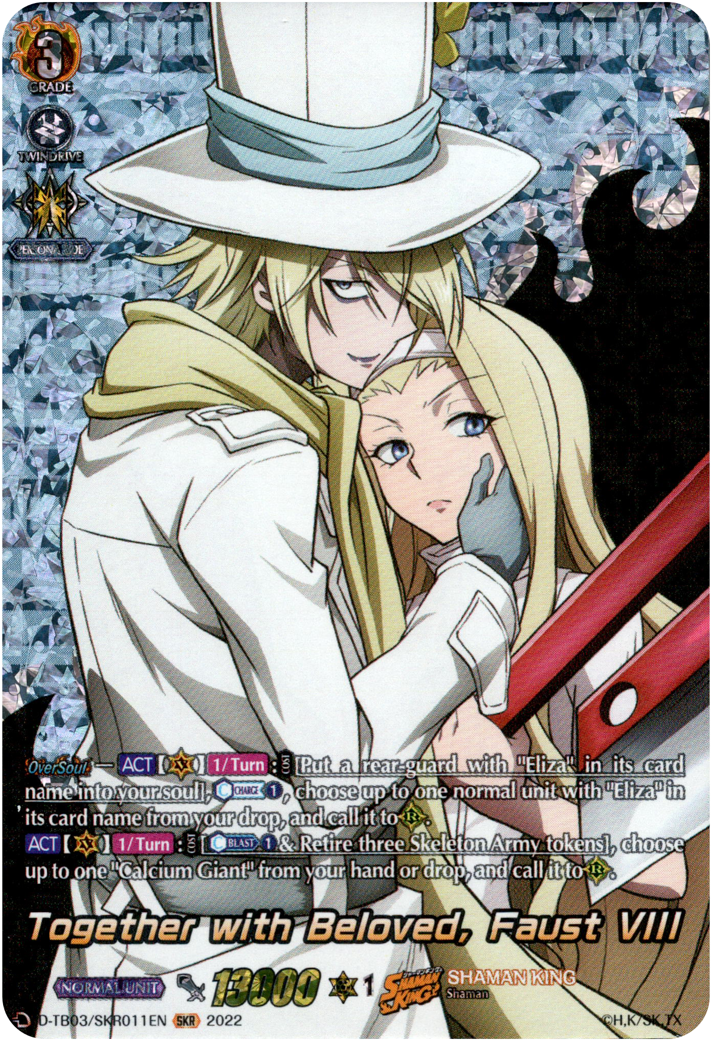 Together with Beloved, Faust VIII - D-TB03/SKR011EN - Shaman King - Card Cavern