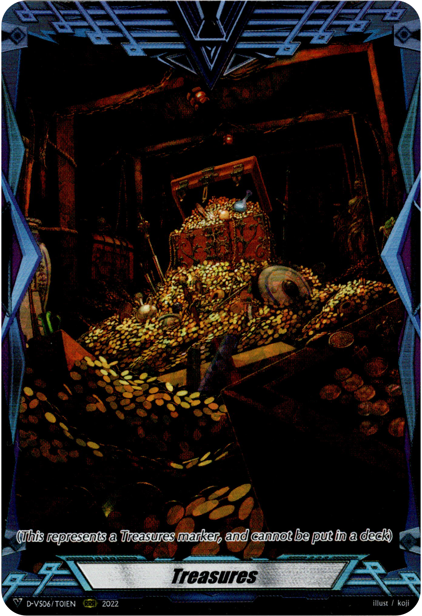 Treasures - D-VS06/T01EN - V Clan Collection Vol.6 - Foil - Card Cavern