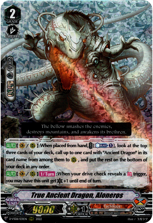 True Ancient Dragon, Aloneros - D-VS06/031EN - V Clan Collection Vol.6 - Foil - Card Cavern