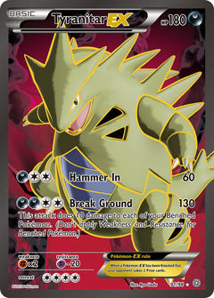 Tyranitar EX Full Art - 91/98 - Ancient Origins - Holo - Card Cavern
