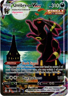 Umbreon VMAX Alternate Art Secret Rare - 215/203 - Evolving Skies - Holo - Card Cavern