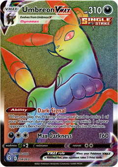 Umbreon VMAX Hyper Rare - 214/203 - Evolving Skies - Holo - Card Cavern