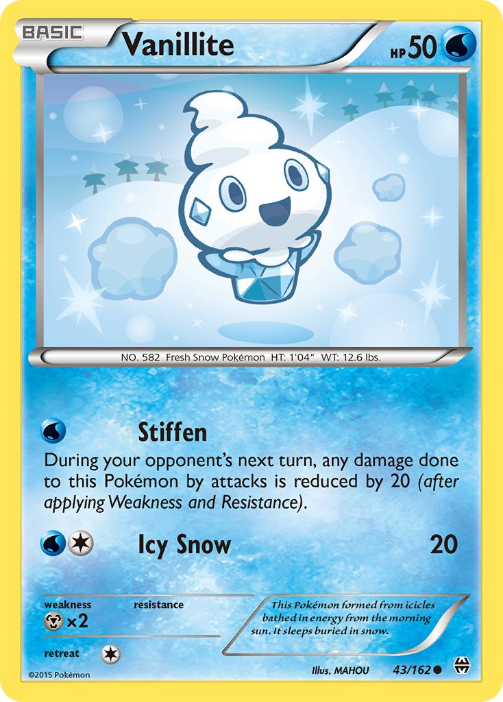 Vanillite - 43/162 - BREAKthrough - Card Cavern