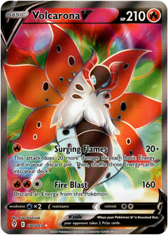 Volcarona V Full Art - 170/203 - Evolving Skies - Holo - Card Cavern
