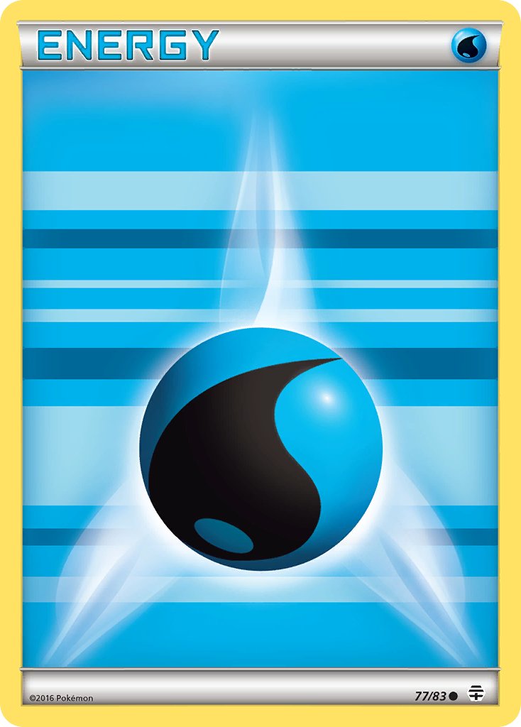 Water Energy - 77/83 - Generations - Card Cavern