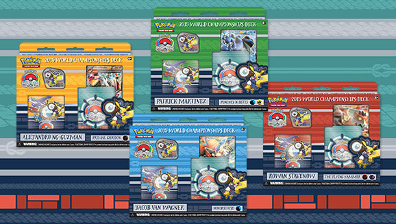 2015 World Championships - Sleeves and Deck Box - PTCGO Code - Card Cavern