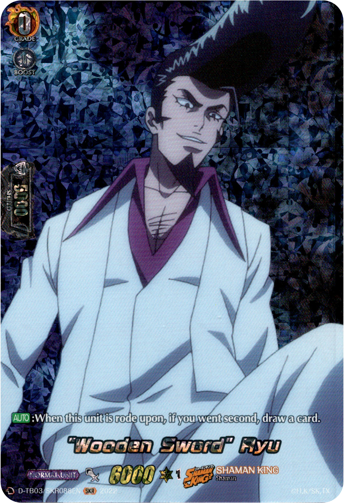 "Wooden Sword" Ryu - D-TB03/SKR088EN - Shaman King - Card Cavern
