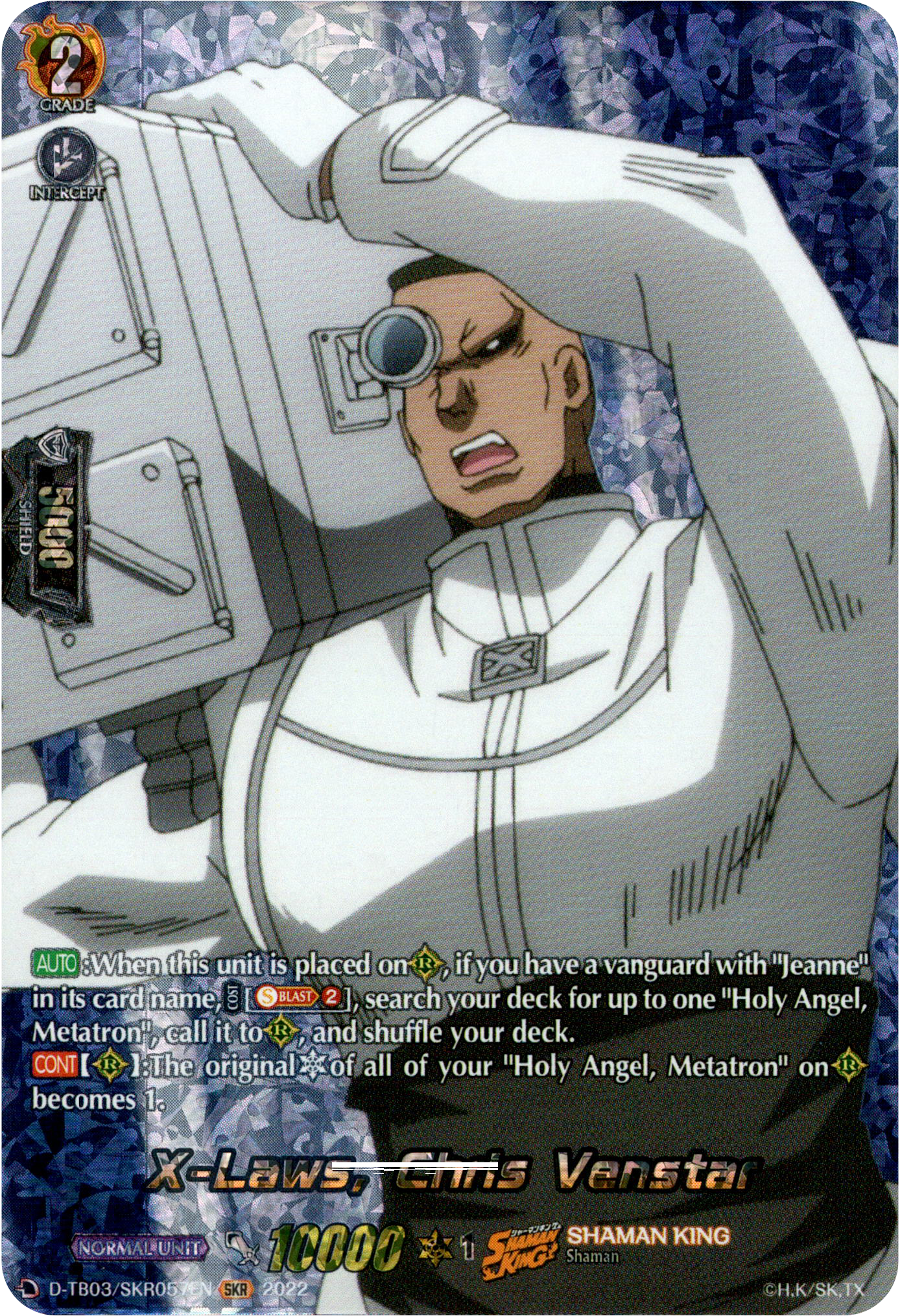 X-Laws, Chris Venstar - D-TB03/SKR057EN - Shaman King - Card Cavern