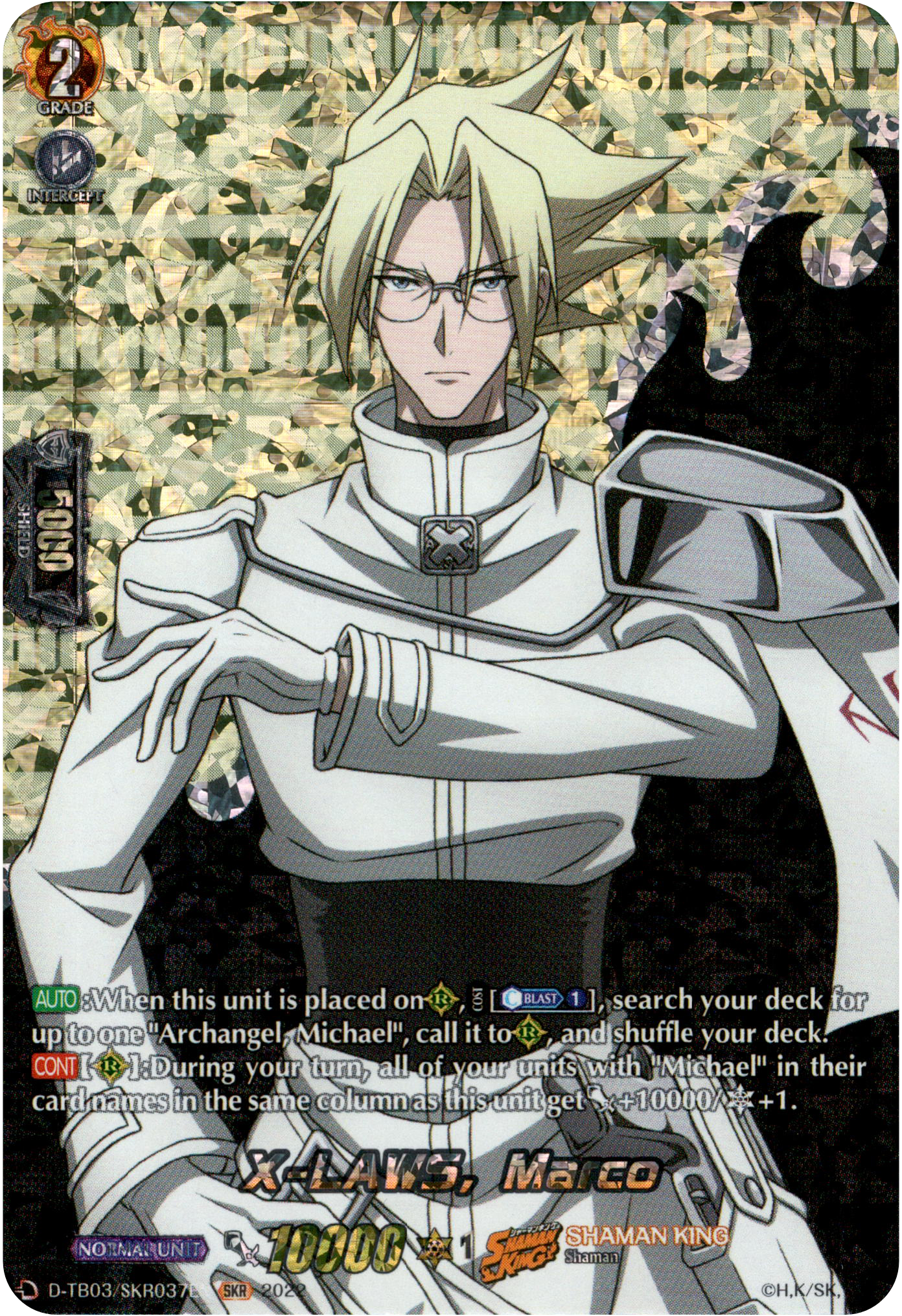 X-LAWS, Marco - D-TB03/SKR037EN - Shaman King - Card Cavern
