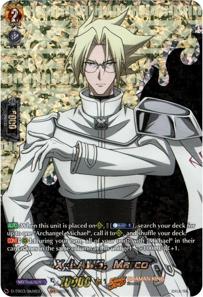 X-LAWS, Marco - D-TB03/SKR037EN - Shaman King – Card Cavern