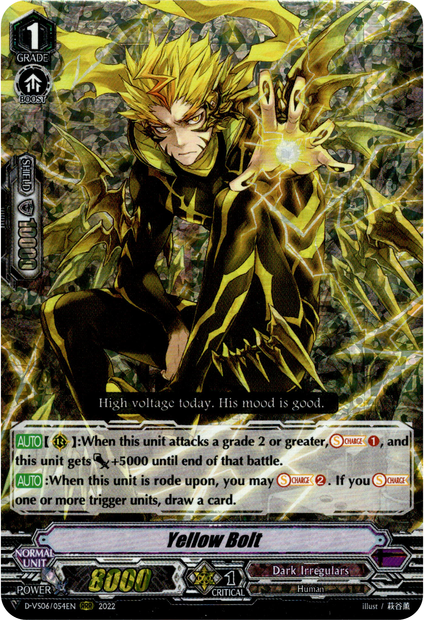 Yellow Bolt - D-VS06/054EN - V Clan Collection Vol.6 - Foil - Card Cavern