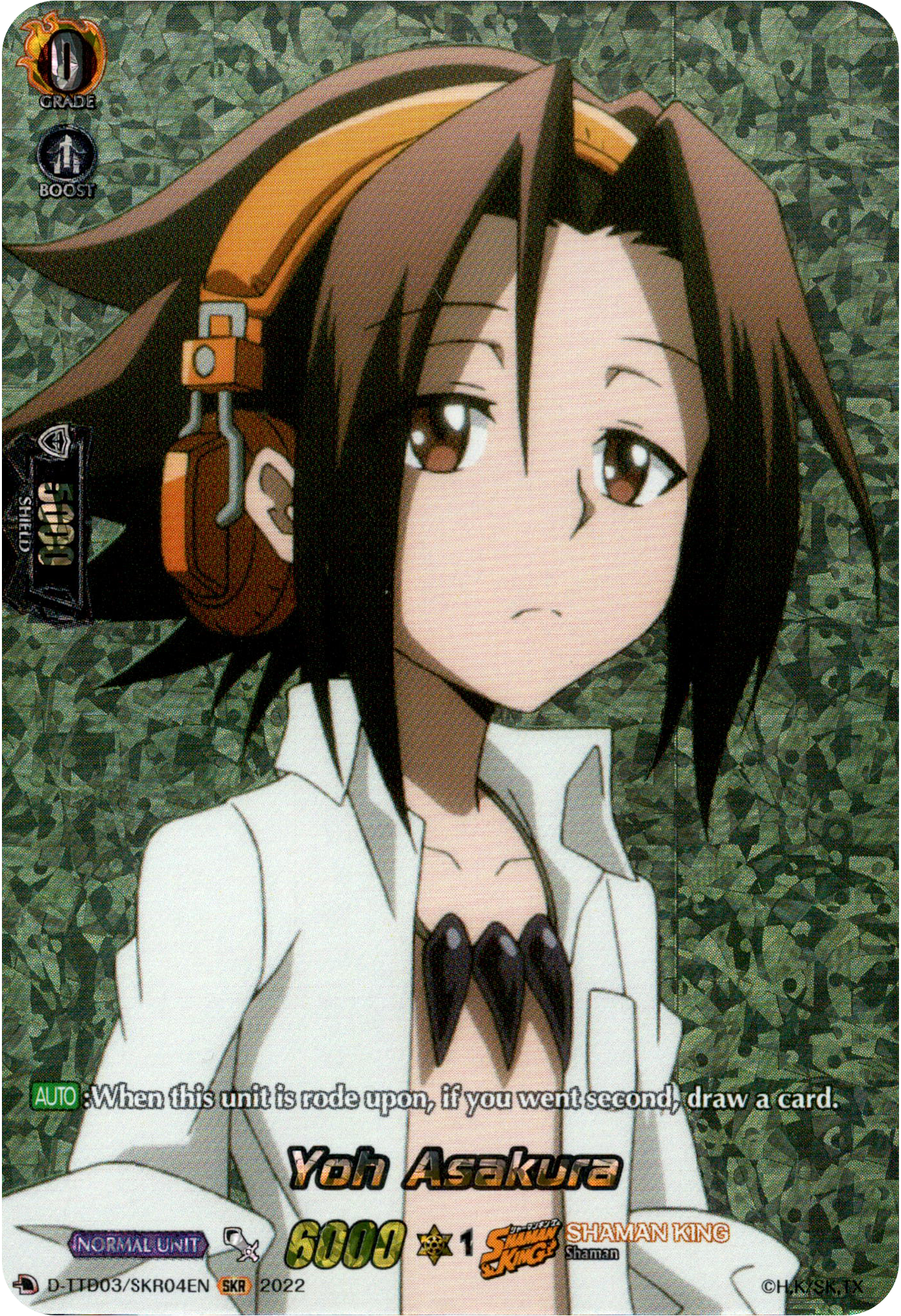 Yoh Asakura - D-TTD03/SKR04EN - Shaman King - Card Cavern