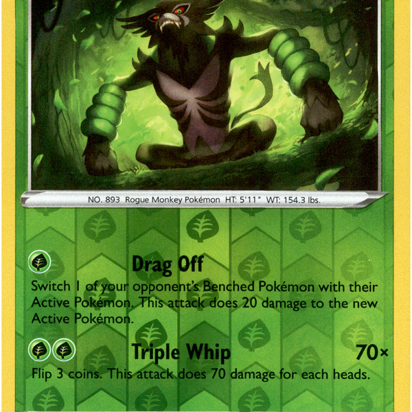 Zarude - 016/159 - Crown Zenith - Reverse Holo  Card Cavern Trading Cards,  LLC