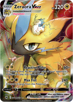 Zeraora VMAX - GG42/GG70 - Crown Zenith - Holo - Card Cavern
