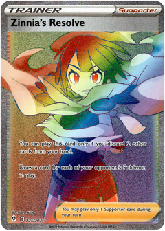 Zinnia's Resolve Hyper Rare - 225/203 - Evolving Skies - Holo - Card Cavern